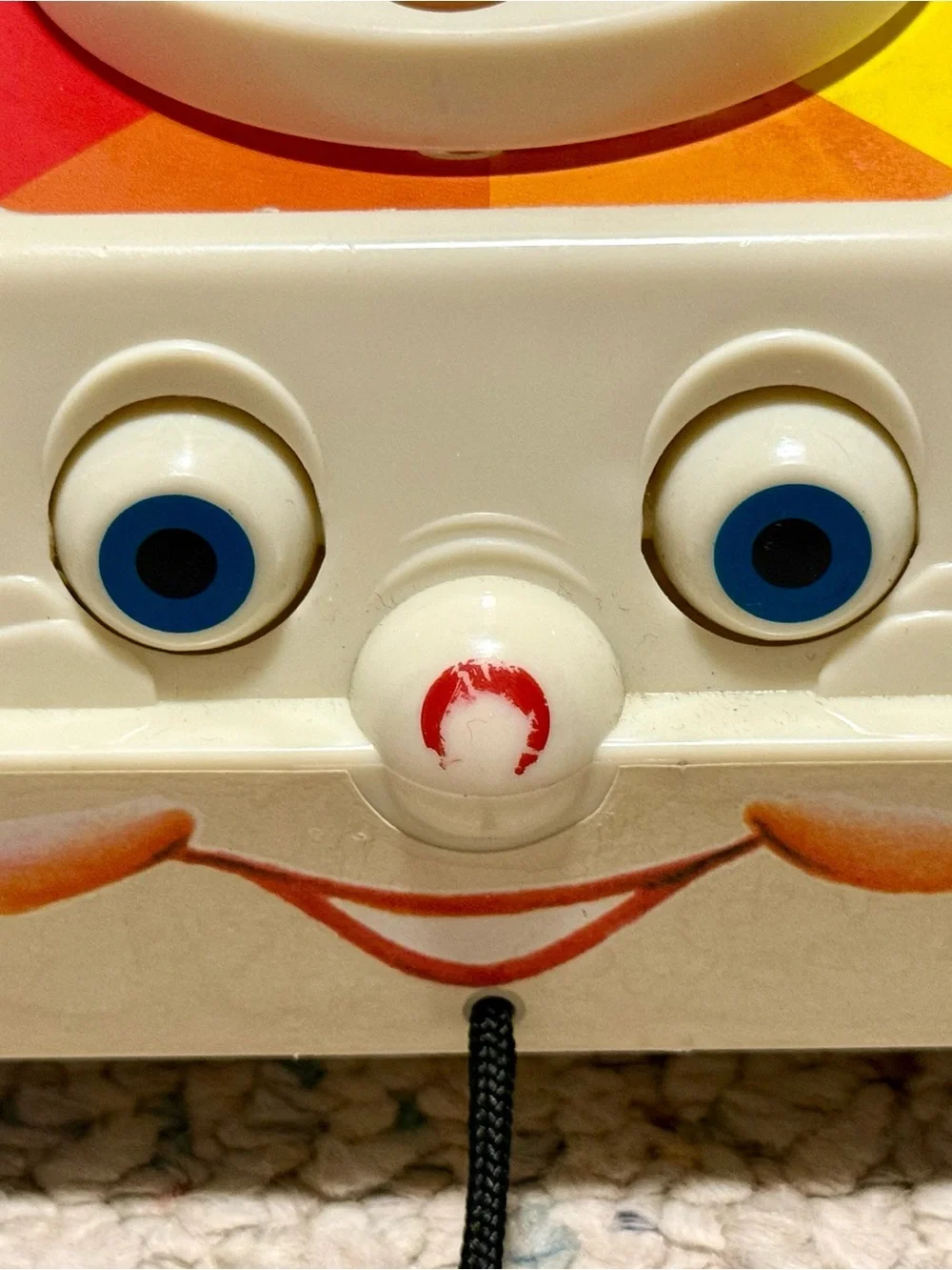 Vintage Fisher-Price Pull Toy Telephone Chatter Phone 2009 Mattel Classic
